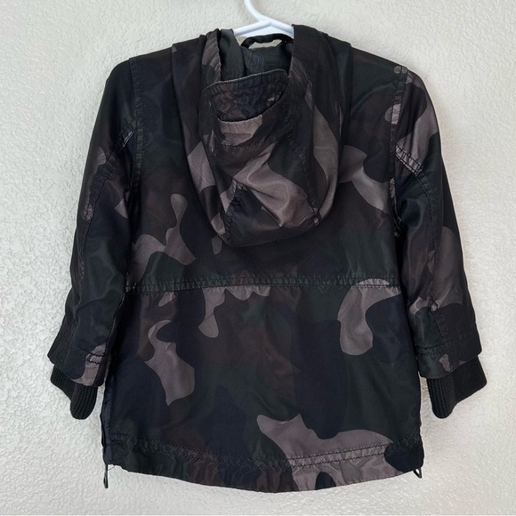 Urban Republic 24 Months Baby Boy Mesh Camo Hoodie Windbreaker Jacket - Picture 5 of 11